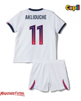 Paris Saint-Germain Maghnes Akliouche #11 Echipament de Fotbal Replică 2026-27 Copii Deplasare (+ Șorturi)